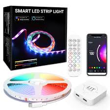Smart WiFi RGB LED Strip Lights – Sync with Music & Control via Phone
