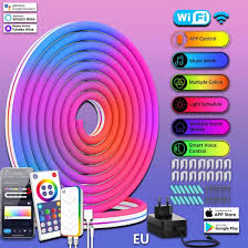 Smart WiFi RGB LED Strip Lights – Sync with Music & Control via Phone