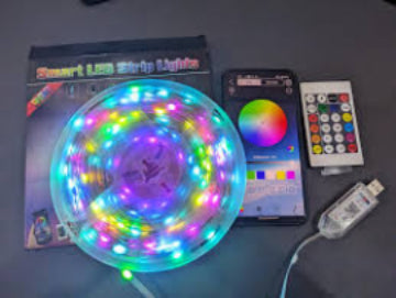 Smart WiFi RGB LED Strip Lights – Sync with Music & Control via Phone