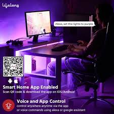 Smart WiFi RGB LED Strip Lights – Sync with Music & Control via Phone
